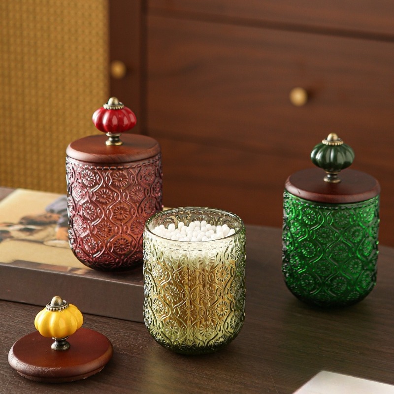 Retro-Glasbox für Wattestäbche – Candle Making Jars With Lids Bewertung und Preis