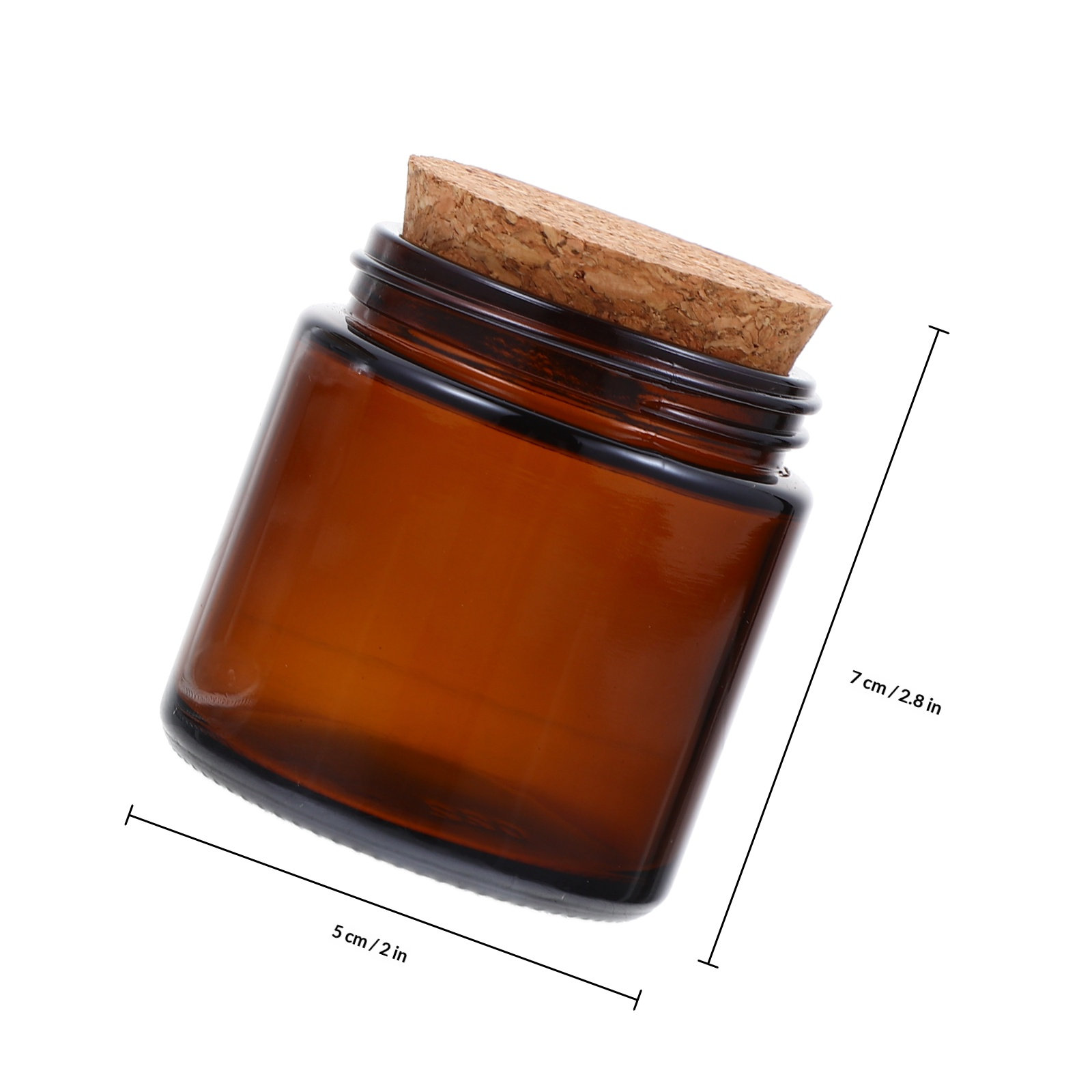 4 Stück dicke Glasgefäße mit D – Candle Making Jars With Lids Bewertung und Preis