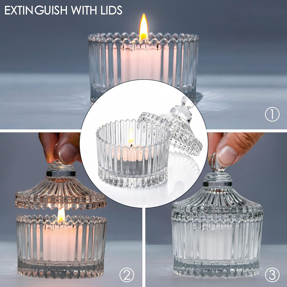 Votivkerzenhalter mit Deckel,  – Candle Making Jars With Lids Bewertung und Preis