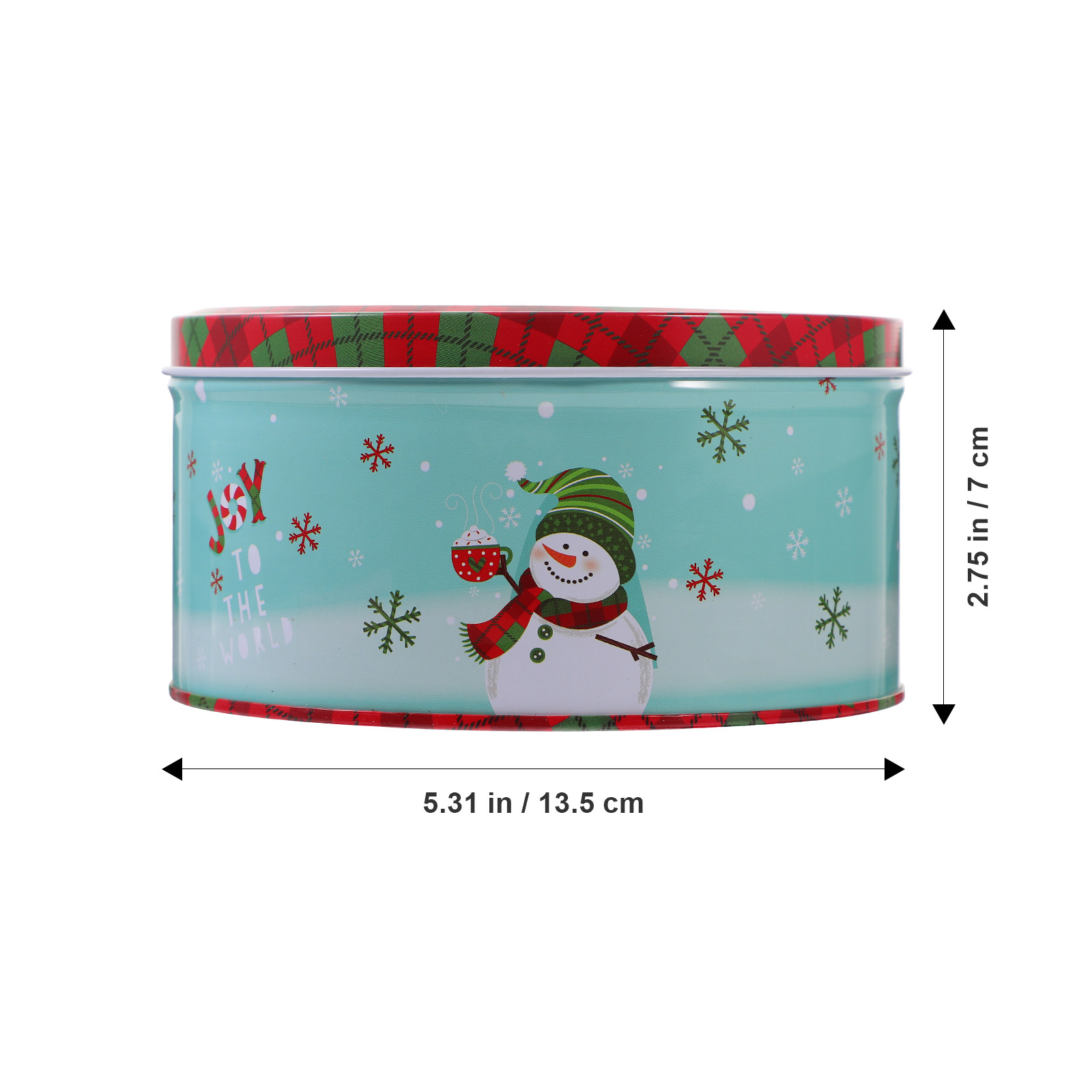 Weihnachts-Blechdose, Weihnach – Tin Container Lid Bewertung und Preis